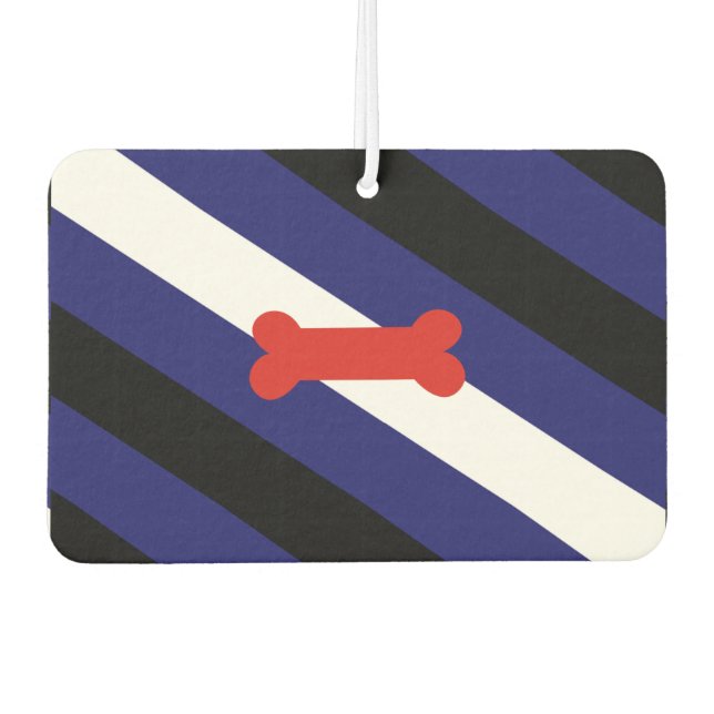 Désodorisant Pour Voiture Drapeau de la fierté de jeu de chiot (Devant)