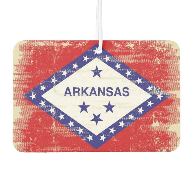 Désodorisant Pour Voiture Drapeau de l'Arkansas (Devant)