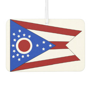 Désodorisant Pour Voiture Drapeau de l'Ohio