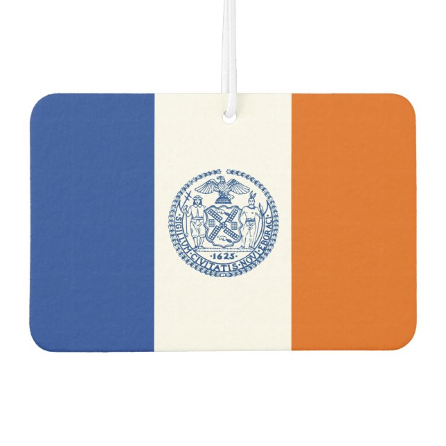 Désodorisant Pour Voiture Drapeau de New York (Devant)
