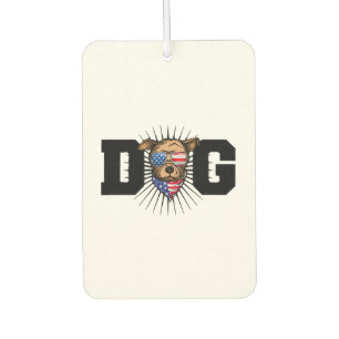 Désodorisant Pour Voiture Drapeau de port de chien