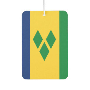 Désodorisant Pour Voiture Drapeau de Saint-Vincent-et-les Grenadines Vincy