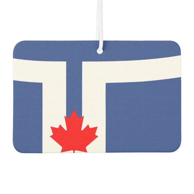 Désodorisant Pour Voiture Drapeau de Toronto (Ontario) (Devant)