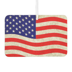 Désodorisant Pour Voiture Drapeau des États-Unis d'Amérique - grungy