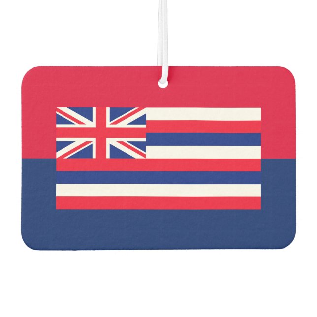 Désodorisant Pour Voiture Drapeau d'État d'Hawaii (Devant)