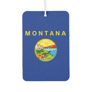 Désodorisant Pour Voiture Drapeau d'État du Montana