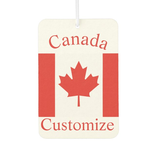 Désodorisant Pour Voiture Drapeau du Canada Thunder_Cove (Devant)