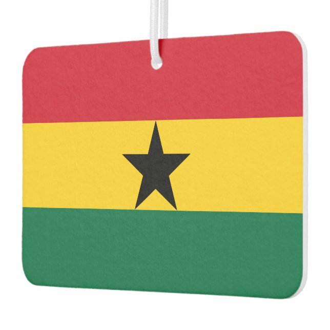 Désodorisant Pour Voiture Drapeau du Ghana (Gauche)
