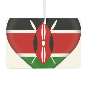 Désodorisant Pour Voiture Drapeau du Kenya