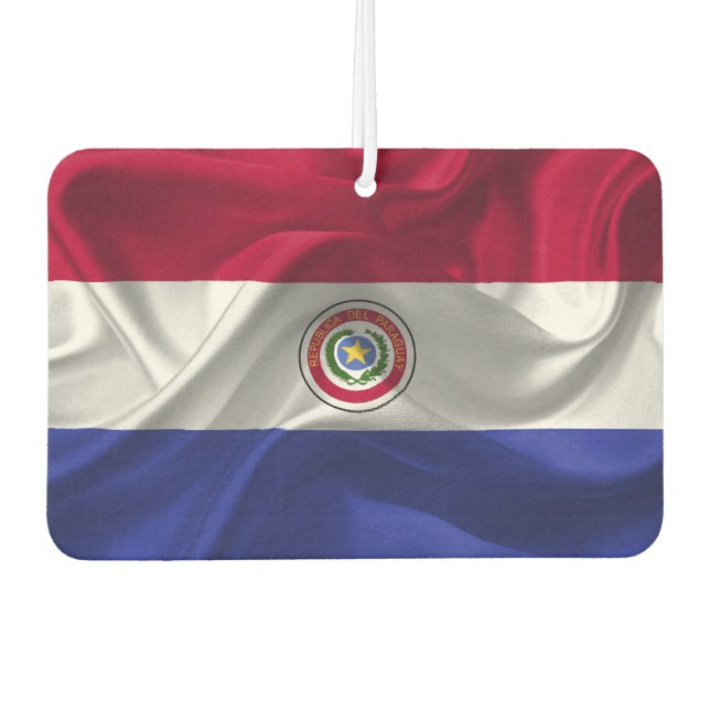 Désodorisant Pour Voiture Drapeau du Paraguayan (Devant)