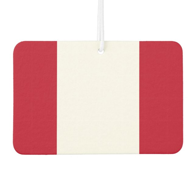 Désodorisant Pour Voiture Drapeau du Pérou (Devant)