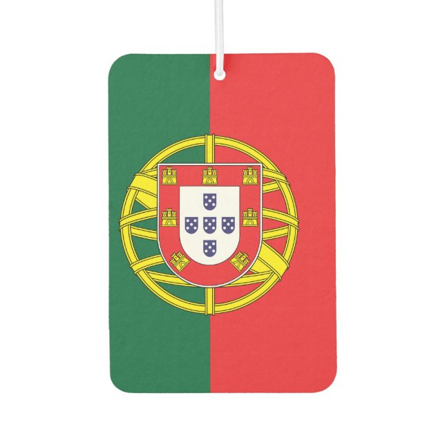Désodorisant Pour Voiture Drapeau du Portugal (Devant)