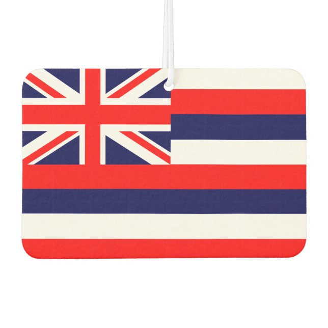Désodorisant Pour Voiture Drapeau HAWAII - (Devant)