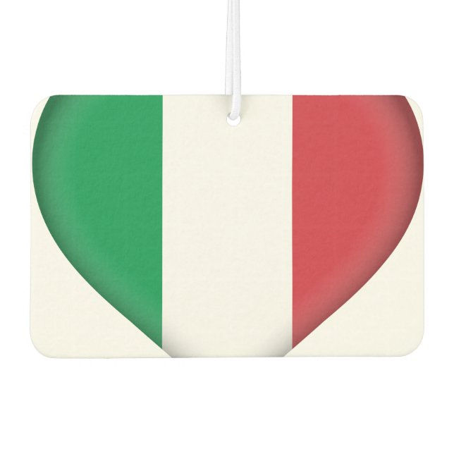 Désodorisant Pour Voiture Drapeau italien (Devant)