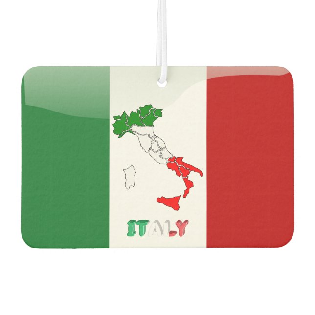 Désodorisant Pour Voiture Drapeau italien (Devant)