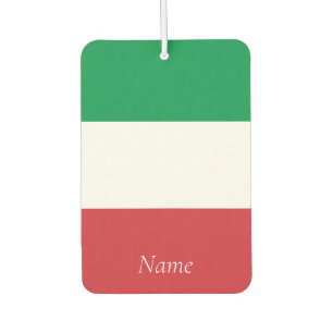 Désodorisant Pour Voiture Drapeau italien personnalisé
