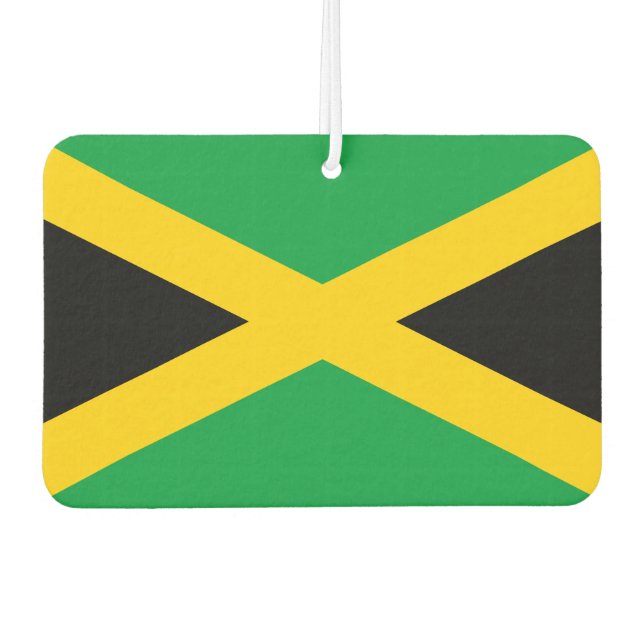 Désodorisant Pour Voiture Drapeau jamaïcain (Devant)