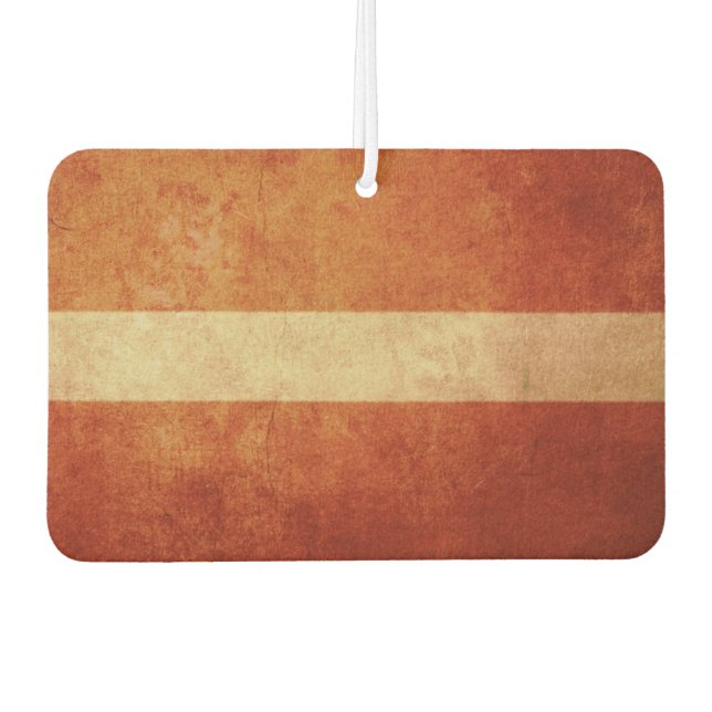 Désodorisant Pour Voiture Drapeau Lettonie (Devant)