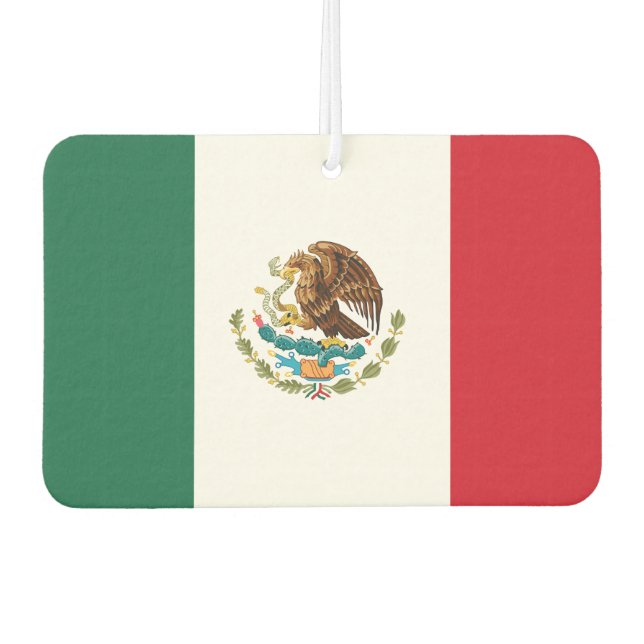 Désodorisant Pour Voiture Drapeau mexicain classique (Devant)