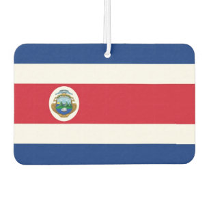 Désodorisant Pour Voiture Drapeau mondial du Costa Rica