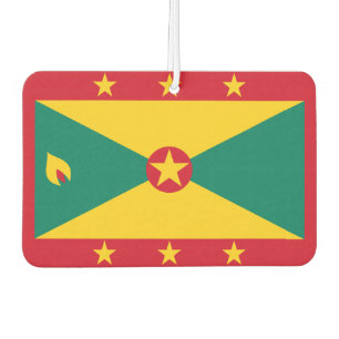 Désodorisant Pour Voiture Drapeau national du monde du Grenada