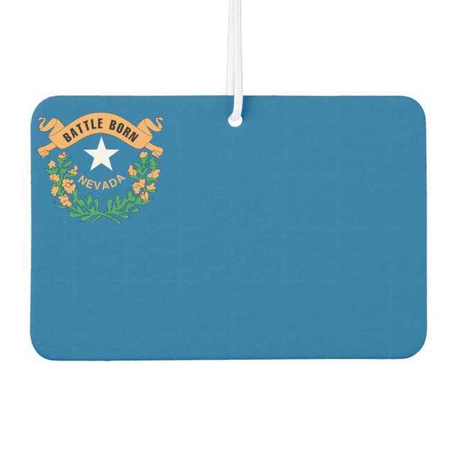 Désodorisant Pour Voiture Drapeau NEVADA - (Devant)