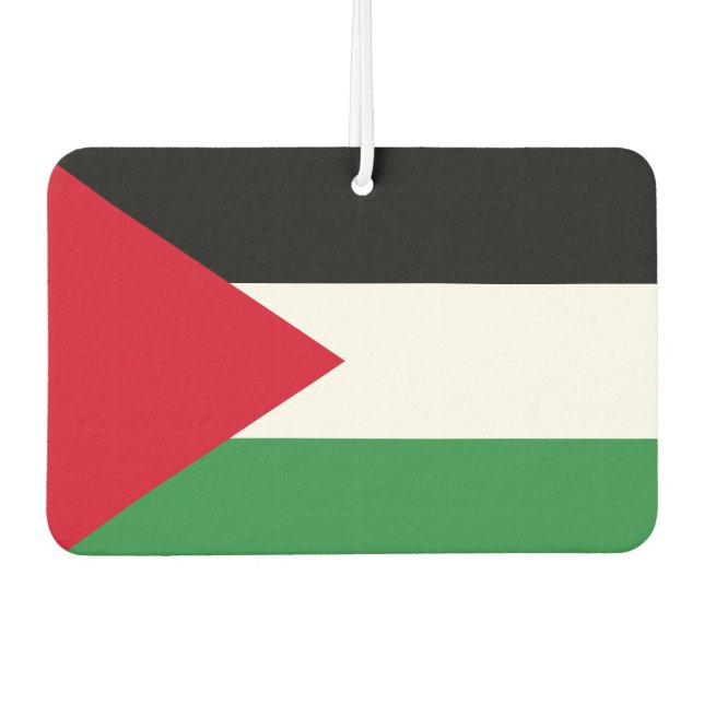 Désodorisant Pour Voiture Drapeau palestinien (Devant)