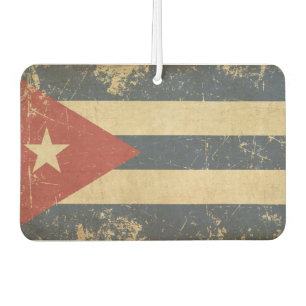 Désodorisant Pour Voiture Drapeau plat âgé par Cubain