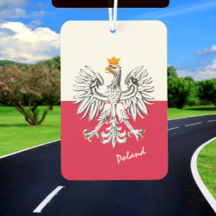 Désodorisant Pour Voiture Drapeau polonais