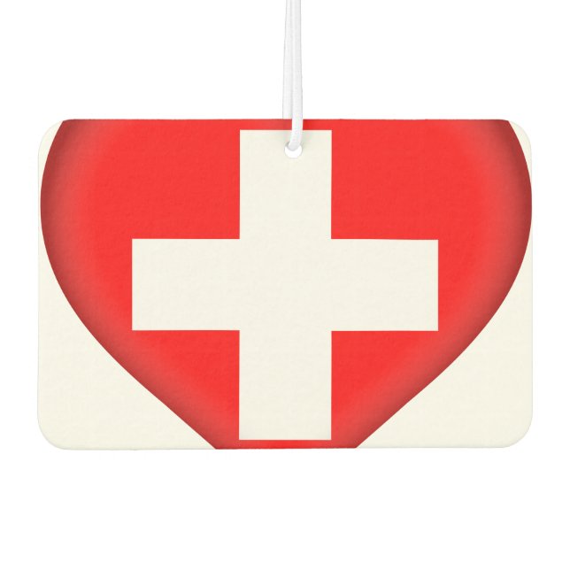 Désodorisant Pour Voiture Drapeau suisse (Devant)