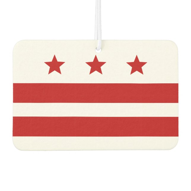 Désodorisant Pour Voiture Drapeau urbain de Washington D.C. (Devant)