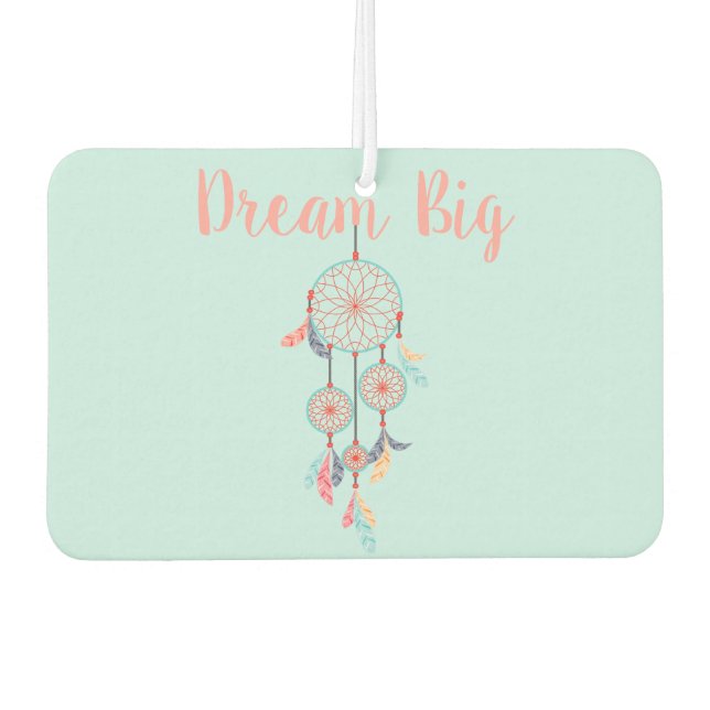 Désodorisant Pour Voiture Dream Big Dreamcatcher Bohemian Dream Catcher (Devant)