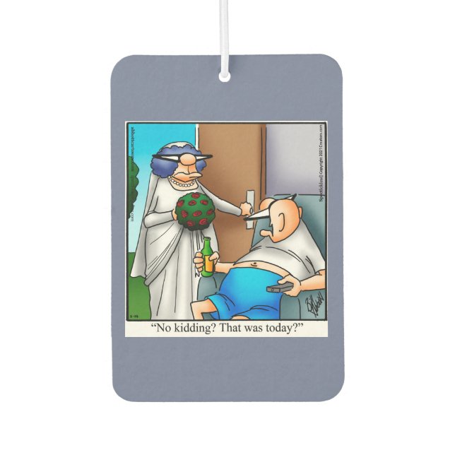 Désodorisant Pour Voiture Drôle Air Freshener Groom Rappel Cadeau (Devant)