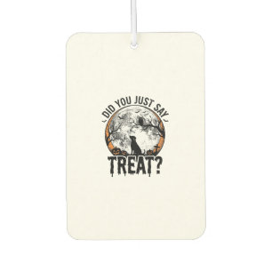 Désodorisant Pour Voiture Drôle de friandise pour chien Halloween Design vec