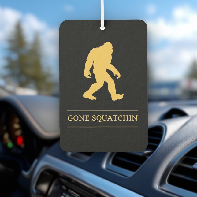 Désodorisant Pour Voiture Drôle gros pied est parti squatchin Sasquatch (Créateur téléchargé)