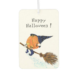 Désodorisant Pour Voiture Drôle Halloween Air Freshener Citrouille de sorciè