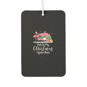 Désodorisant Pour Voiture Drôle Noël Flamant rose cadeau Camper