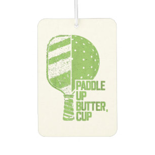 Désodorisant Pour Voiture Drôle Pickleball Paddle Up Butter Cup