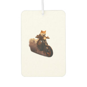 Désodorisant Pour Voiture Drôle, Shiba Inu, Moto, Chien, Marionnette, Hommes