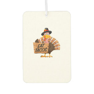 Désodorisant Pour Voiture Drôle Turquie Thanksgiving Manger Tacos Vegan Pilg