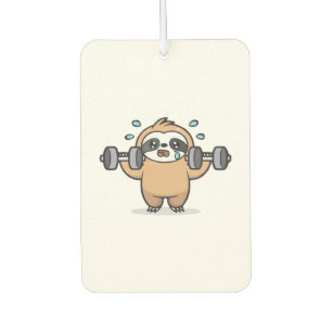Désodorisant Pour Voiture Échec de la salle de sport Chibi Sloth � Drôle de