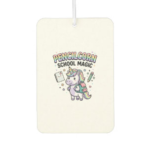 Désodorisant Pour Voiture École de licorne Pencilcorn Magie Charmante Merch