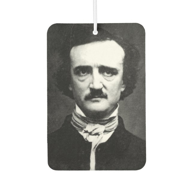 Désodorisant Pour Voiture Edgar Allan Poe Voiture gothique Air Freshener (Devant)