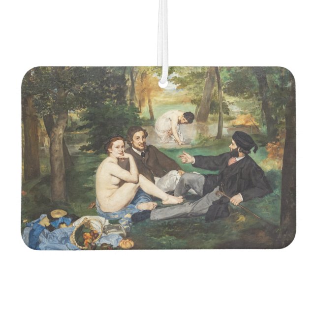 Désodorisant Pour Voiture Edouard Manet - Déjeuner sur l'herbe (Devant)