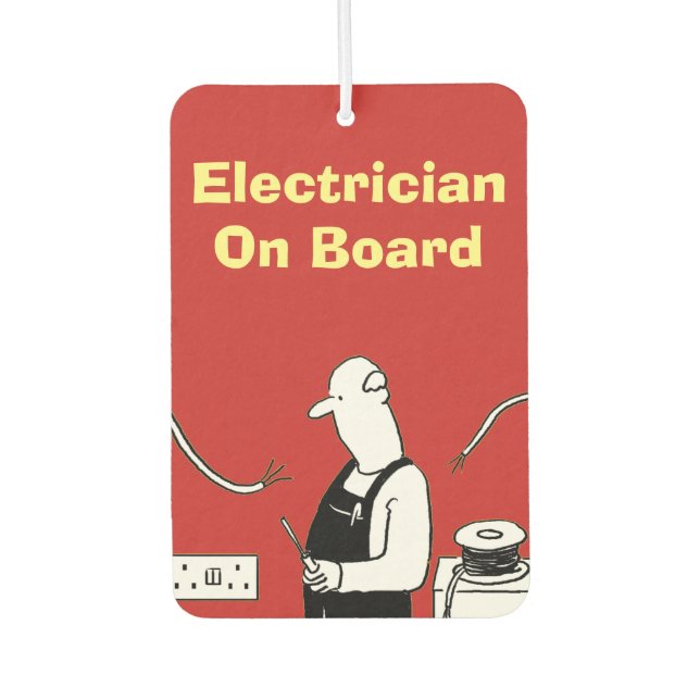 Désodorisant Pour Voiture Électricien de bord (Devant)