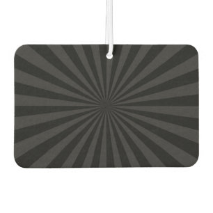 Désodorisant Pour Voiture Elegant Black and Charcoal Burst Customize This