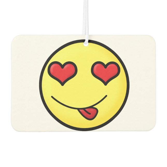 Désodorisant Pour Voiture emoji clin d'œil (Devant)