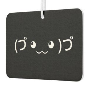 Désodorisant Pour Voiture Emoticon (づ ◕ ‿ ‿ ◕) づ Japonais Kaomoji Air F