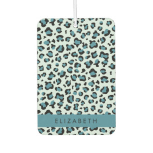 Désodorisant Pour Voiture Empreinte de léopard, Spots, Leopard Bleu, Votre N