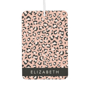 Désodorisant Pour Voiture Empreinte de léopard, Spots, Leopard Rose, Votre N